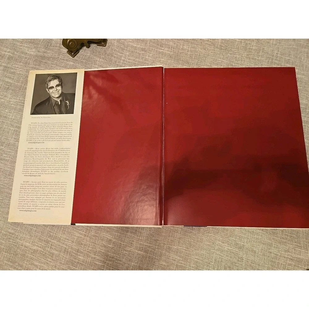 Tulips By Peter Arnold Forward By Sir Elton John Coffe Table Book Hardcover 2006